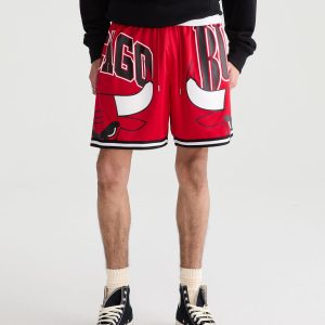 Chicago Bulls Mesh Shorts - Red