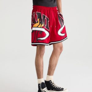 Miami Heat Mesh Shorts - Red