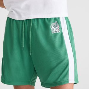 México Football Mesh Shorts - Green