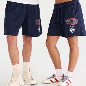 UConn Huskies Mesh Shorts - Navy