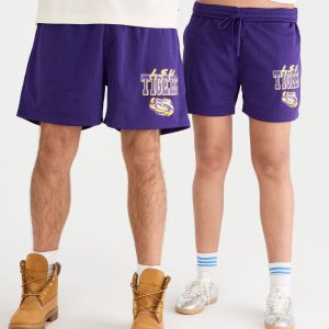 LSU Tigers Mesh Shorts - Purple