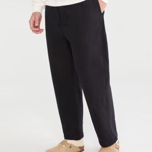 Cloud Soft Baggy Sweatpants - Black Fox