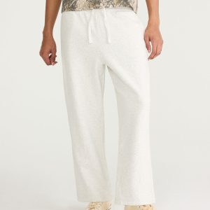 Cloud Soft Baggy Sweatpants - Lightest Heather Grey