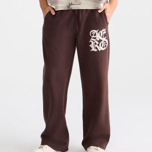 Cloud Soft Gothic Aero Graphic Bootcut Sweatpants - Jaspe Muted Ebony