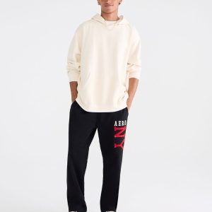 Aero NY Heritage Fleece Sweatpants - Black Fox