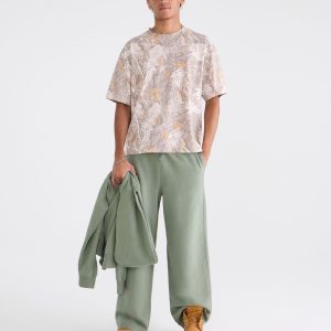 Cloud Soft Super Baggy Sweatpants - Celery