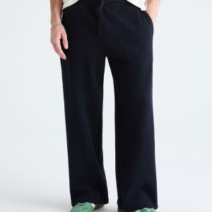 Cloud Soft Bootcut Sweatpants - Black Fox