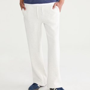 Cloud Soft Bootcut Sweatpants - Lightest Heather Grey
