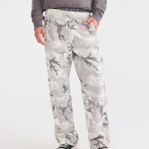 Camo Baggy Nylon Track Pants - Garland