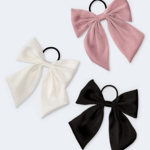 Neutral Bow Hair Tie 3-Pack - Multi