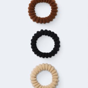 Seamless Coil Scrunchie 3-Pack - Multi