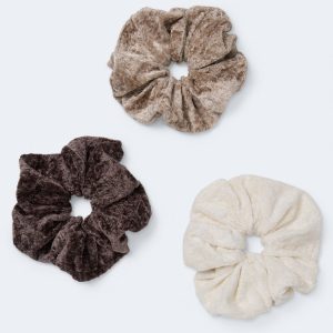 Large Velvet Scrunchie 3-Pack - Multi