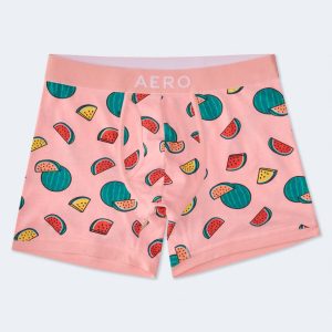 Watermelon Slices 4.5" Boxer Brief - Sweet Peach