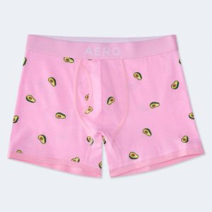 Mini Avocados 4.5" Boxer Brief - Pink Mesa