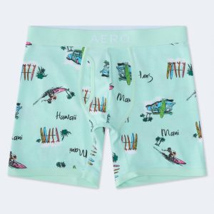 Maui Surf 6" Boxer Brief - Crystal Falls