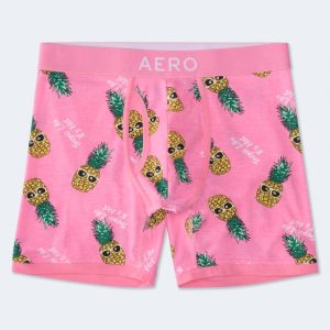 Tropic Pineapple 6" Boxer Brief - Incandescent Pink
