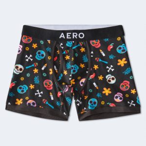 Day Of The Dead 4.5" Boxer Brief - Black Fox