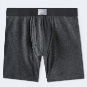 Classic 6" Boxer Brief - Charcoal Heather Grey