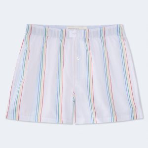 Pride Stripe 4" Woven Boxers - Bleach