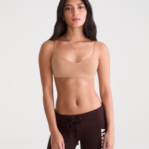 Seriously Soft Contour V-Neck Bra - Twig