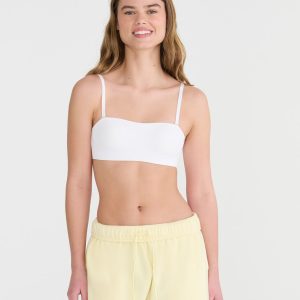 Buttery Soft Bandeau Bra - Bleach