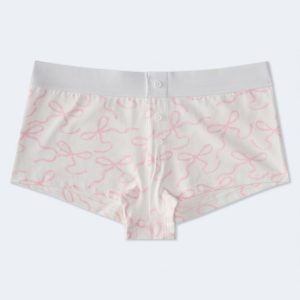 Bows Mini Boxer - Cream