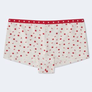 Stars & Bows Mini Boxer - Cream