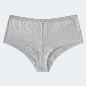 Solid Boyshort - Light Heather Grey