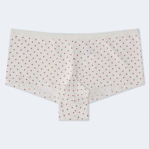 Mini Dot Stars Boyshort - Cream