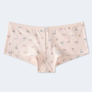 Bows Boyshort - Barely Pink