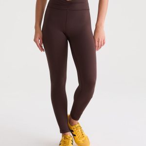 Buttery Soft High-Rise Cinch Waist Leggings - Jaspe Muted Ebony