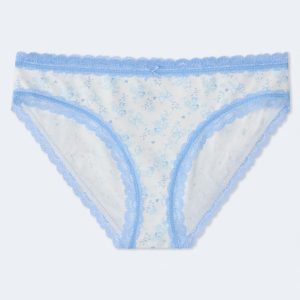 Floral Hearts & Bows Lace-Trim Hipster - Cream