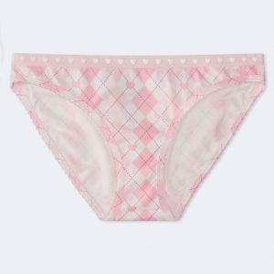 Argyle Hearts Bikini - Incandescent Pink