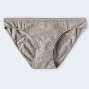 Cotton Aero Logo Bikini - Light Heather Grey