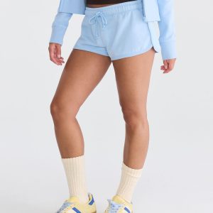 Cloud Soft Low-Rise Dolphin Shorts - Skylark Blue