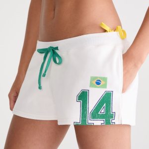 Brazil 13 Low-Rise Fleece Shorts - Deep Ivory