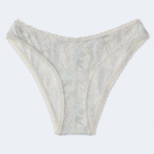 Cotton Forest Camo Lace-Trim Cheeky - Garland
