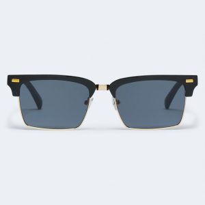 Metal Clubmaster Sunglasses - Black