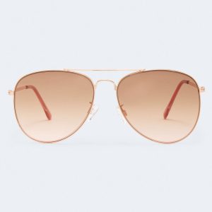 Classic Aviator Sunglasses - Rose Gold