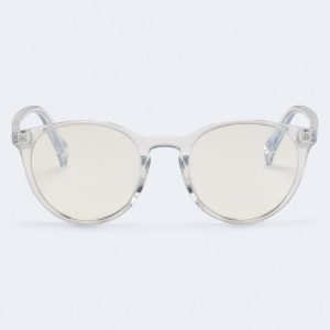 Round Blue Light Glasses - Clear
