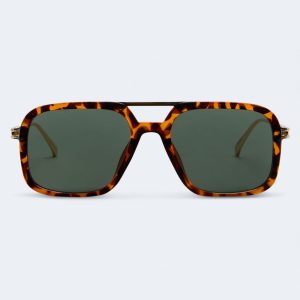 Tortoiseshell Square Sunglasses