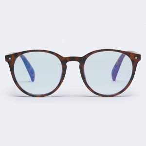 Tortoiseshell Round Blue Light Glasses