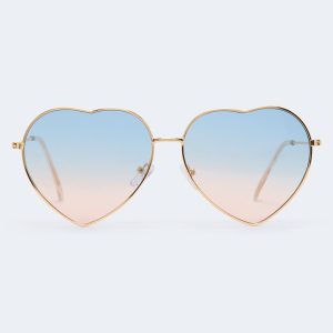 Ombré Heart Sunglasses - Novelty