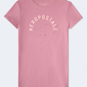 Aeropostale Flowers Appliqué Graphic Tee - Multi