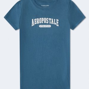 Aeropostale Athletics Appliqué Graphic Tee - Midnight Sky