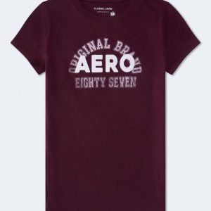 Aero Original Arch Appliqué Graphic Tee - Bloomsberry