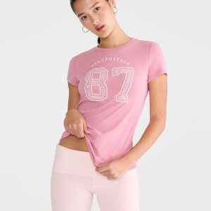Aeropostale Oversized 87 Graphic Tee - Multi
