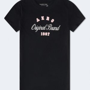 Aero Original Brand Appliqué Graphic Tee - Black Fox