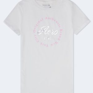 Aero Circle Foil Graphic Tee - Cream