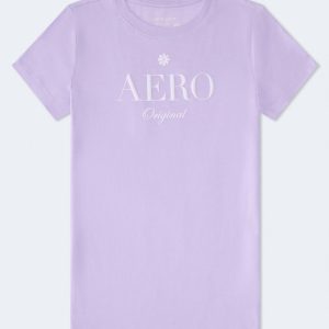 Aero Original Daisy Graphic Tee - Siberian Lilac